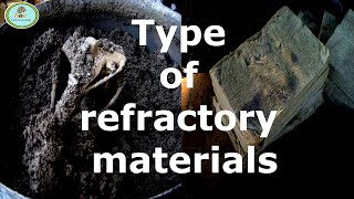 REFRACTORY  TYPES OF REFRACTORY MATERIALS [upl. by Sellers109]