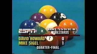 1988 SIGELSTRICKLANDHall 9ball 3 Vegas matches [upl. by Nileuqay]