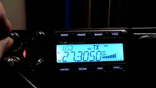 CB Radio The CRT SS9900 in action 27305 Mhz USB [upl. by Htiaf]