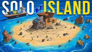 SOLO SURVIVAL on a DESERTED ISLAND  Rust [upl. by Ellatsirhc]