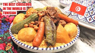 Tunisian Couscous Recipe  The Traditional method  How to make a couscous [upl. by Allison]