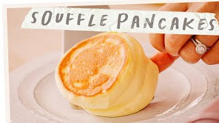 Perfect SOUFFLE PANCAKE Recipe  1 EGG Easy amp Fluffy Soufflé Pancakes [upl. by Lyndy]