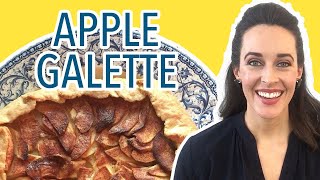 Jacques Pepin Country Apple Galette  How to Make a French Apple Pie [upl. by Eelik]