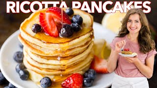 Fluffy Ricotta Pancakes Recipe  Easy Breakfast Recipe [upl. by Nored]