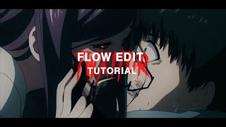 How to twixtor for FLOW EDIT in AE  AMV Tutorial [upl. by Anafetse]