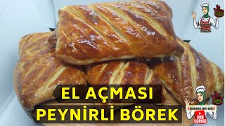 EL AÇMASI PEYNİRLİ PORSİYONLUK BÖREK TARİFİ  Hanımeli Tarifleri [upl. by Zakarias]