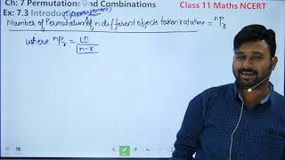 Ex 73 Intro Part 1 Class 11 Maths Ch 7 Permutations amp Combinations [upl. by Pilif841]