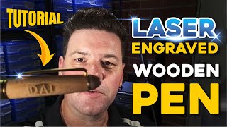 Wood Pens in Corel Draw  Laser Engraver Tutorial [upl. by Nagah198]