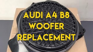 Audi A4 B8 Woofer Replacement 20092016 [upl. by Robinetta]