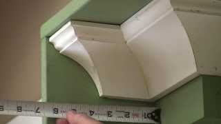 Installing Crown Molding Measuring Crown Molding [upl. by Nosmas]