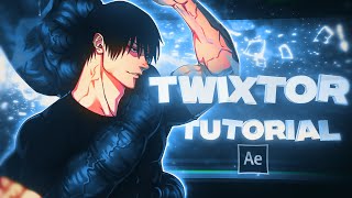 Twixtor Tutorial  After Effects Tutorial  AMVEDIT [upl. by Ardnasirk]