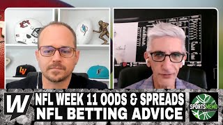 The Opening Line Report  2023 NFL Season Week 11 Odds amp Spreads  NFL Betting Advice  Nov 13 [upl. by Fatsug]