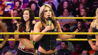 WWE NXT NXT Rookie Divas Open Mic [upl. by Enasus]