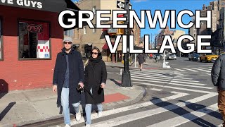 NEW YORK CITY Walking Tour 4K  GREENWICH VILLAGE [upl. by Nairrot754]