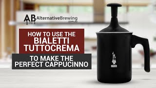 How to Use the Bialetti Tuttocrema Milk Frother [upl. by Colbye]