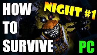 How to Survive And Beat Five Nights At Freddys 4  Night 1 [upl. by Patience27]