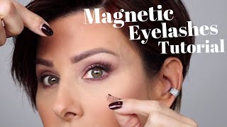 My BEST Tips to Apply MAGNETIC LASHES  The Easiest Tutorial  Dominique Sachse [upl. by Yniar225]