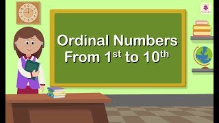 Ordinal Numbers  Mathematics Grade 1  Periwinkle [upl. by Vera]