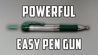 How To Make A Pen Gun Easy Full HD [upl. by Nairadal]