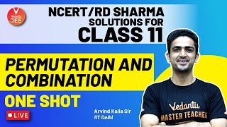 Permutation and Combination  NCERTRD Sharma Solutions for Class 11 Maths 📖  Arvind Kalia Sir [upl. by Ahseit]