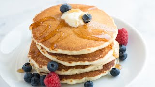 Easy Fluffy Pancakes Recipe [upl. by Stalker992]