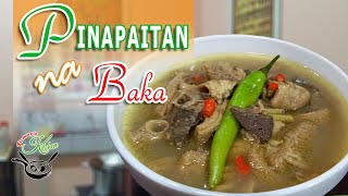 Pinapaitan na Baka  Exotic Filipino Recipe  Papaitan Baka  Pulutan [upl. by Pavier]