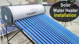 Solar Water Heater Installation  200 Liters [upl. by Freda423]