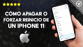 Cómo Apagar o Forzar Reinicio de un iPhone 11 Pro Max XR XS si se Trabó y no Responde [upl. by Ahtamas139]