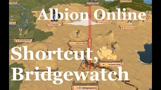 Albion Online  Caerleon to Bridgewatch fast almost safely [upl. by Meave374]