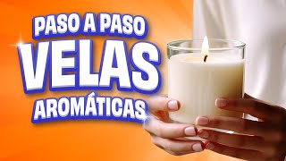 Cómo hacer velas aromáticas caseras con POCO dinero [upl. by Ardnek375]