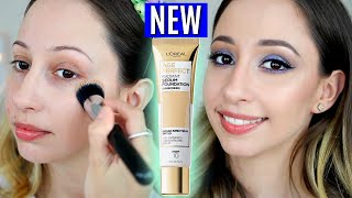 New Loreal Foundation Age Perfect Radiant Serum  Wear Test amp Review  Vasilikis Beauty Tips [upl. by Sutherland312]