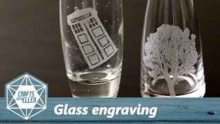 How To Engrave Glass With a Dremel  Beginners Tutorial [upl. by Timoteo]