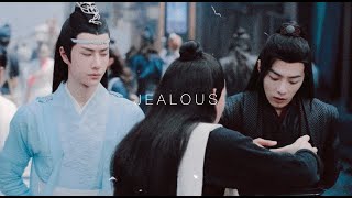 the untamed 陈情令  lan wangji and wei wuxian  jealous [upl. by Dorreg948]