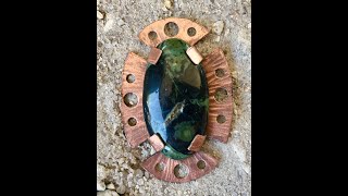 Easy No Solder Large Cabochon Pendant Setting [upl. by Adnahs]