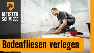 Bodenfliesen verlegen  HORNBACH Meisterschmiede [upl. by Lrem]