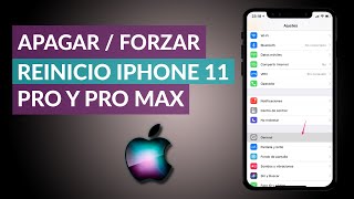 Cómo Apagar o Forzar Reinicio de un iPhone 11 Pro y Pro Max [upl. by Sumaes]