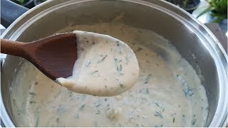 Creamy Dill Sauce Recipe  Super Easy Annies Kitchen [upl. by Eibreh]