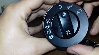 How to replace the light switch  Audi A4 B6B7 [upl. by Rivera196]