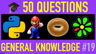 GENERAL KNOWLEDGE TRIVIA QUIZ 19  50 General Knowledge Trivia Questions and Answers Pub Quiz [upl. by Roice]