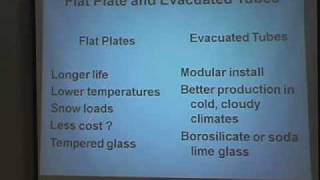 Solar Hot Water Flat Plate vs Evacuated Tube Collectors [upl. by Alejoa644]