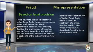 What is Difference Between Fraud amp Misrepresentation [upl. by Yemorej]