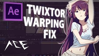 After Effects AMV Tutorial  Twixtor Warping Fix [upl. by Llehsyt219]