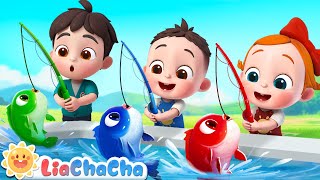 12345 Once I Caught a Fish Alive  Number Song  Kids Songs amp Nursery Rhymes  LiaChaCha [upl. by Rad]