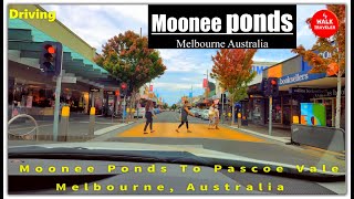 Driving Moonee ponds to Pascoe vale Before Snap 3rd Lockdown Melbourne Australia [upl. by Assillim]