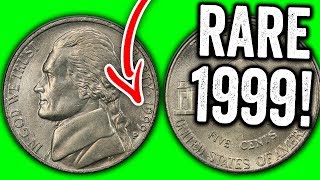 RARE 1999 ERROR NICKELS WORTH MONEY  VALUABLE COINS TO LOOK FOR IN POCKET CHANGE [upl. by Ellenehc899]