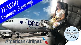 Premium Economy American Airlines 777200 Flight Review Paris to Miami [upl. by Linker362]