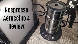 Nespresso Aeroccino 4 Milk Frother Review  Worth upgrading from the Aeroccino 3 [upl. by Gujral]