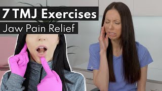 TMJ Stretches and Exercises for Jaw Pain Relief  Dr Jon Saunders [upl. by Ahseinek827]