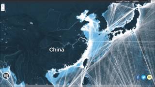 World Map of Ship Routes [upl. by Rednazxela]