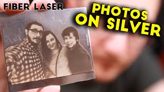 How to Engrave PHOTOS on Silver  Fiber Laser Tutorials [upl. by Cleaves266]